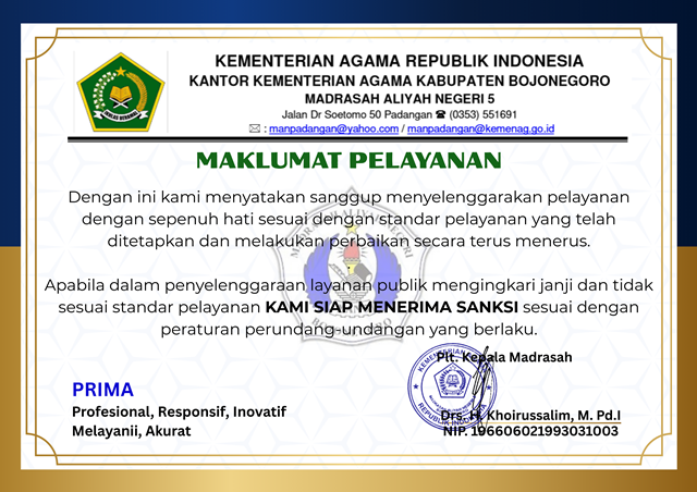 MAKLUMAT PELAYANAN