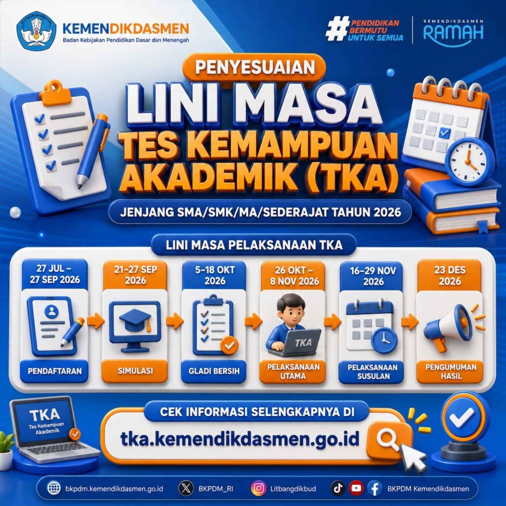 Pengumuman Instalasi dan Unduh Aplikasi Exambrowser TKA Tahun 2026