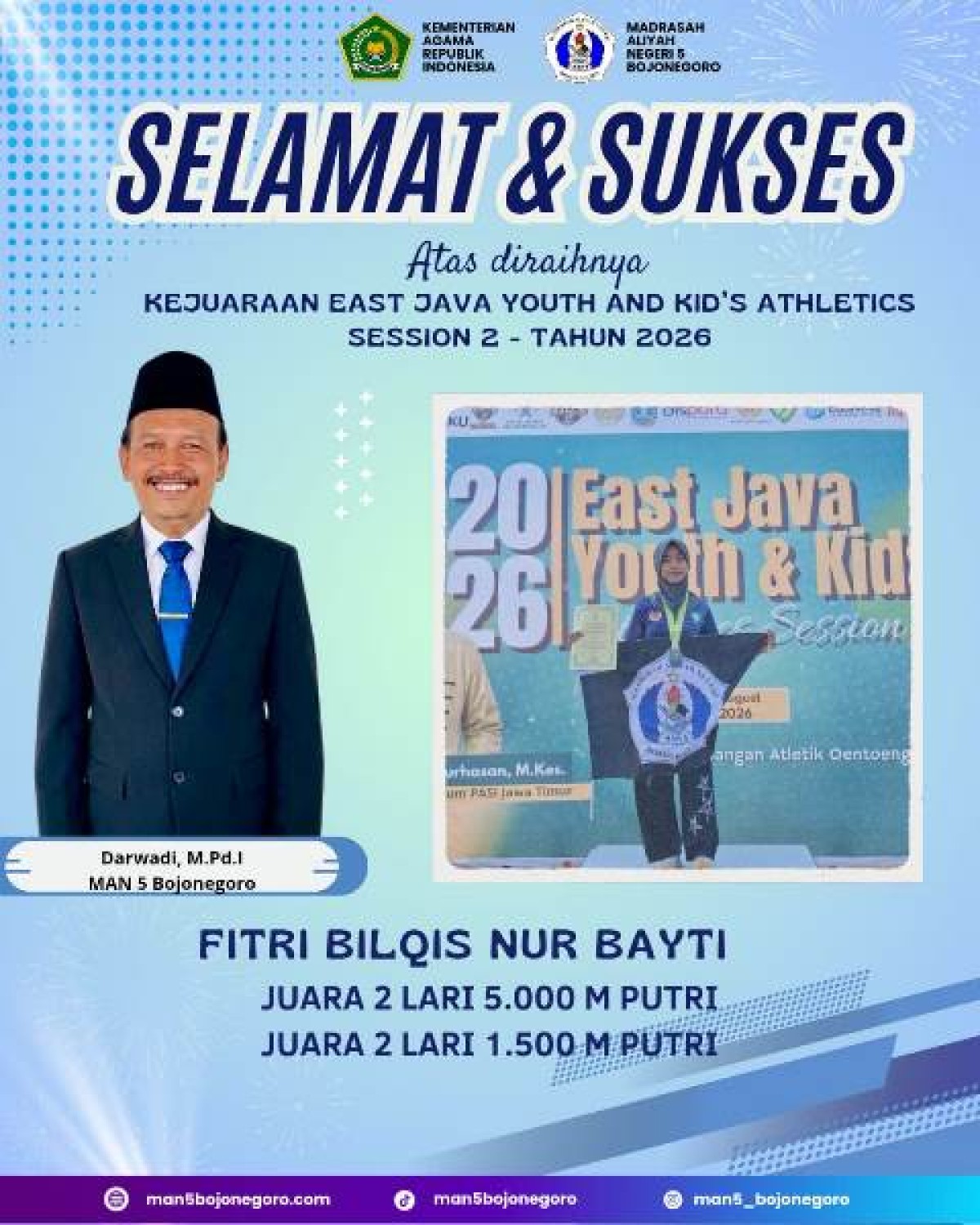 Fitria Bilqis Nur Bayti, Dua Kali Juara 2