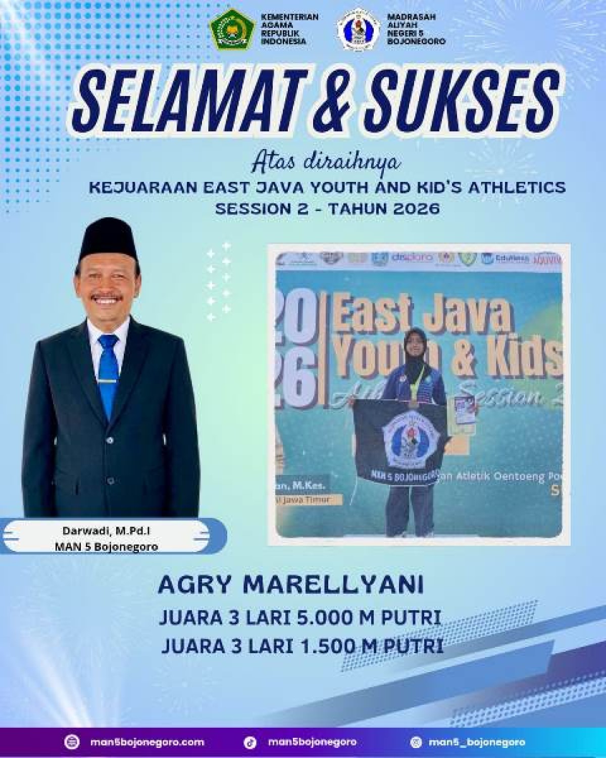  Agry Marellyani, Dua Kali Juara 3